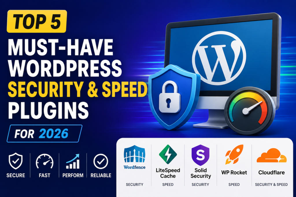 Top WordPress Security & Speed Plugins 2026